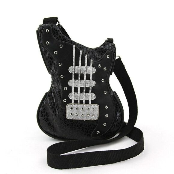 Handbags - Guitar Crossbody Bag in Vinyl - HOST PICK!!